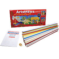 Creativity Street Artstraws Paper Tubes Art Project, Craft Project - 16" Height x 0.15" Width x 0.15" Length - Assorted - Paper - 300 / Box (AC9017)
