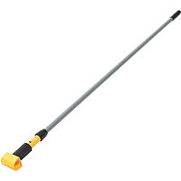 Rubbermaid Commercial Gripper 54" Aluminum Mop Handle 54" Length - Yellow, Gray - Aluminum - 12 / Carton (H226CT)