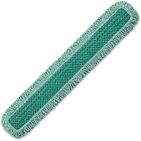 Rubbermaid Commercial HYGEN 48" Fringed Dust Mop Pad 48" Width - MicroFiber - 6 / Carton (Q449CT)