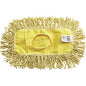 Rubbermaid Commercial Trapper Blend Dust Mop 5" Width x 24" Length - Yarn, Cotton, Plastic - 12 / Carton (J15300YELCT)