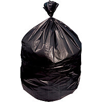 Genuine Joe Heavy Duty Trash Can Liners 60 gal Capacity - 58" Length x 38" Width x 2 mil (51 Micron) Thickness - Low Density - Black - Resin - Waste Disposal - 100 / Carton (GJO02861)