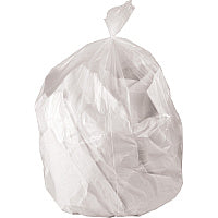 Genuine Joe Heavy Duty Trash Can Liners 60 gal Capacity - 58" Length x 38" Width x 2 mil (51 Micron) Thickness - Low Density - Clear - Resin - Waste Disposal - 100 / Carton (GJO02862)
