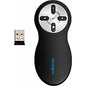 Kensington Wireless Presenter with Red Laser - Nano Receiver Wireless - Radio Frequency - 2.40 GHz - Black - USB Type A - 4 Button(s) - 1 Each - TAA Compliant (33272)