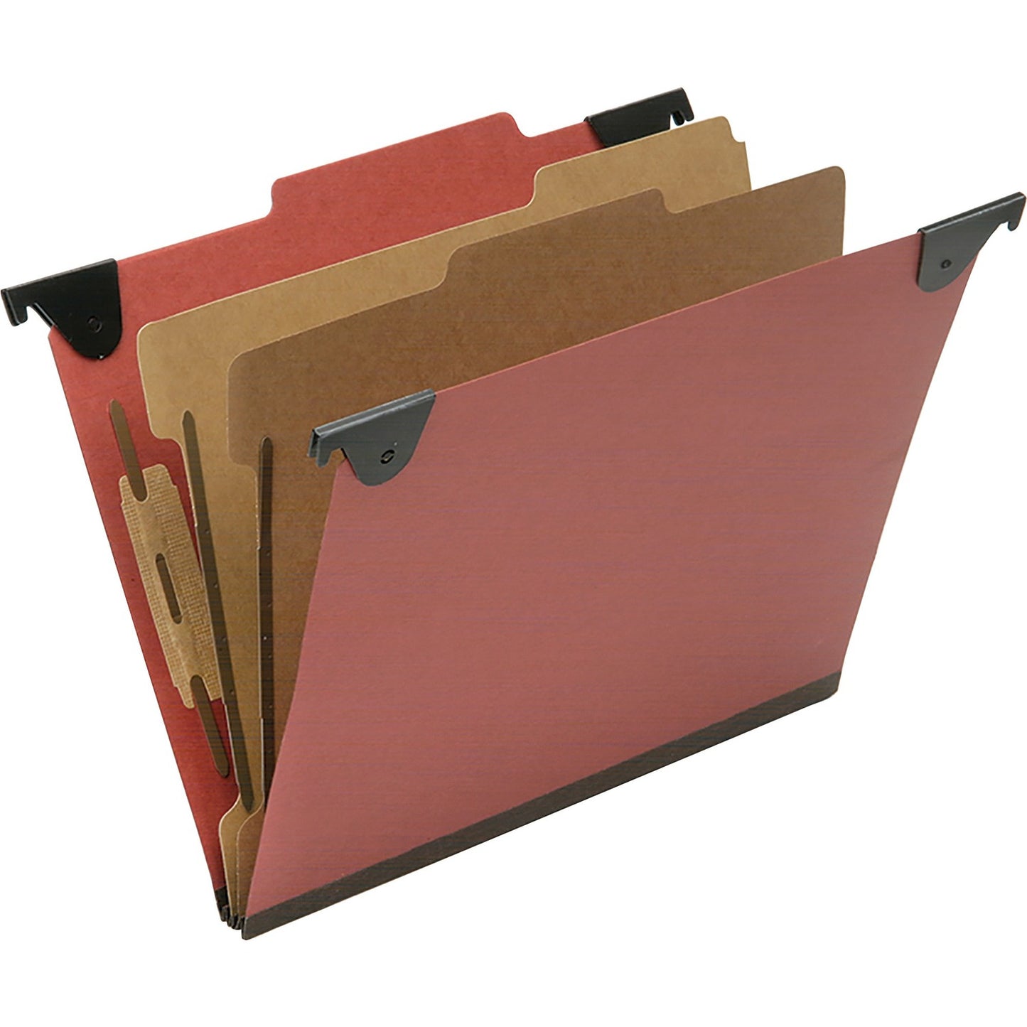 AbilityOne SKILCRAFT 6 Section 2/5 ROC Tab Hanging Folders 1" Folder Capacity - 8 1/2" x 11" - 2" Expansion - 2 Fastener(s) - 1" Fastener Capacity - Top Tab Location - Top Tab Position - 2 Divider(s) - Pressboard - 60% R (6816534)