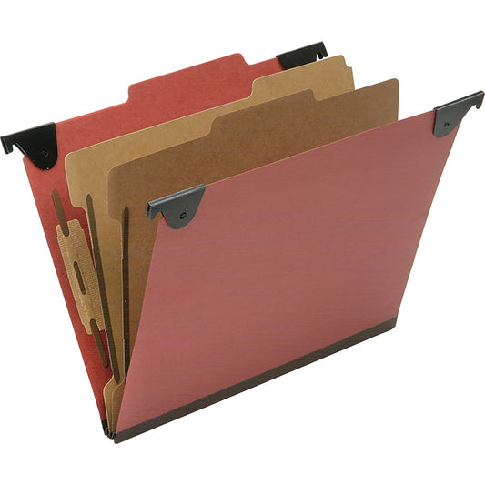 AbilityOne SKILCRAFT 6 Section 2/5 ROC Tab Hanging Folders 1" Folder Capacity - 8 1/2" x 11" - 2" Expansion - 2 Fastener(s) - 1" Fastener Capacity - Top Tab Location - Top Tab Position - 2 Divider(s) - Pressboard - 60% R (6816534)