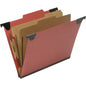 AbilityOne SKILCRAFT 6 Section 2/5 ROC Tab Hanging Folders 1" Folder Capacity - 8 1/2" x 11" - 2" Expansion - 2 Fastener(s) - 1" Fastener Capacity - Top Tab Location - Top Tab Position - 2 Divider(s) - Pressboard - 60% R (6816534)