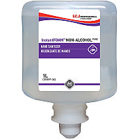 SC Johnson InstantFOAM Hand Sanitizer Foam Refill 1.06 quart - Kill Germs - Hand - Clear - Non-drying, Dye-free, Unscented, Anti-irritant, Drip-free, Splash Resistant - 6 / Carton (55857)