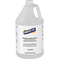 Genuine Joe Lotion Soap 1 gal - Grease Remover, Grime Remover, Dirt Remover, Ink Remover, Oil Remover, Carbon Remover - Hand, Skin - White - Pleasant Scent - 1 Each (GJO03109)