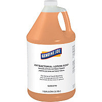 Genuine Joe Antibacterial Lotion Soap 1 gal - Bacteria Remover, Grime Remover, Dirt Remover - Hand - Antibacterial - Orange - Anti-septic, Pleasant Scent - 1 Each (GJO03110)
