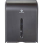 FranklinCovey Georgia-Pacific Combi-Fold Paper Towel Dispenser C Fold, Multifold, BigFold, Z Fold Dispenser - 400 x C Fold, 600 x Multifold - 15.5" Height x 11" Width x 5.3" Depth - Plastic - Black - Durable, Key Lock - 1 / Carton (56650A)