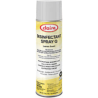 Claire Multipurpose Disinfectant Spray Ready-To-Use - 17 fl oz (0.5 quart) - Lemon Scent - Antibacterial - Yellow - 12 / Carton (C1002)