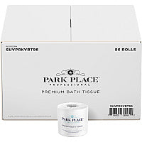 Park Place(R) Premium Toilet Paper, 2-Ply, 420 Sheets, 96 Rolls 2 Ply - 420 Sheets/Roll - Embossed Pattern - White - 96 / Carton (PRKVBT96)