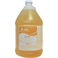 Rochester Midland RMC CP-64 Hospital Disinfectant Concentrate - 128 fl oz (4 quart) - Fresh Lemon Scent - Virucidal, Deodorize - Yellow - 4 / Carton (11983227CT)