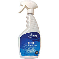 Rochester Midland RMC Proxi Spray/Walk Away Cleaner Ready-To-Use - 24 fl oz (0.8 quart) - Mild Scent - Deodorize, Quick Drying, Phosphate-free, Scrub-free - Clear - 6 / Carton (11849314CT)