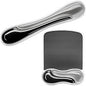 Kensington Duo Gel Mouse Pad Wrist Rest 1.70" Height x 11.40" Width - Gray - Gel - 1 Each (52500)