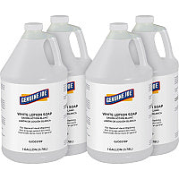 Genuine Joe Lotion Soap 1 gal - Ink Remover, Oil Remover, Dirt Remover, Grease Remover, Grime Remover, Carbon Remover - Hand, Skin - White - Pleasant Scent - 4 / Carton (GJO03109CT)