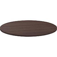 Lorell Essentials Conference Tabletop Espresso Round Top - Contemporary Style - 1" Table Top Thickness x 48" Table Top Diameter - Assembly Required - 1 Each (LLR18256)
