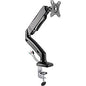 Lorell Mounting Arm for Monitor - Black Height Adjustable - 1 Display(s) Supported - 14.30 lb Load Capacity - 75 x 75, 100 x 100 - 1 Each (LLR99800)