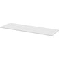 Lorell Training Tabletop White Rectangle Top - 72" Table Top Length x 24" Table Top Width x 1" Table Top Thickness - Assembly Required - Particleboard, Melamine Top Material - 1 Each (LLR62597)
