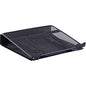 Lorell Mesh Laptop Stand 3.50" Height x 13" Width x 11.50" Depth - Desktop - Steel, Metal - Black (LLR80620)