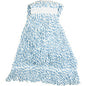 Genuine Joe Blue Stripes Hygrade Rayon Mophead Medium - Rayon, Yarn - 1 Each (GJOMBW1B)