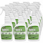 Zep Spirit II Detergent Disinfectant Ready-To-Use - 32 fl oz (1 quart) - Citrus Scent - Deodorant - Clear - 12 / Carton (67909)
