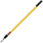 Rubbermaid Commercial Hygen Quick Connect Handle 72" Length - Yellow - Aluminum - 1 Each (Q75500YL00)