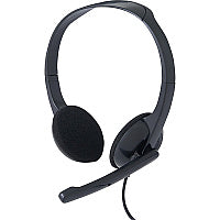 Verbatim Stereo Headset with Microphone Stereo - Mini-phone (3.5mm) - Wired - 32 Ohm - 20 Hz to 20 kHz - Over-the-head - Binaural - Circumaural - 5.74 ft Cable - Omni-directional Microphone (70721)