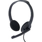 Verbatim Stereo Headset with Microphone Stereo - Mini-phone (3.5mm) - Wired - 32 Ohm - 20 Hz to 20 kHz - Over-the-head - Binaural - Circumaural - 5.74 ft Cable - Omni-directional Microphone (70721)