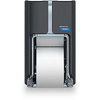 Cascades PRO Tandem DHC Bath Tissue Dispenser Touchless Dispenser - 2220 x Sheet - 12" Height x 6.6" Width x 7" Depth - Dark Gray - Hygienic, Jam-free, Key Lock - 1 Each (C310)
