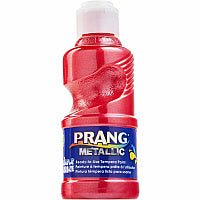 Prang Ready-to-Use Washable Metallic Paint Metallic Red - 8 fl oz - Washable - 1 Each (X11761)