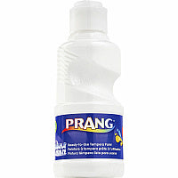 Prang Ready-to-Use Washable Tempera Paint White - 8 fl oz - Washable - 1 Each (X10807)