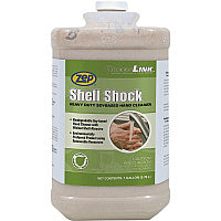 Zep Shell Shock HD Industrial Hand Cleaner Spiced Apple Scent - 1 gal - Squeeze Bottle Dispenser - Grime Remover, Grease Remover, Soil Remover, Tar Remover, Resin Remover, Paint Remover, Carbon Remover, Asphalt Remover, Ink Remover - Hand - Brown (318524)