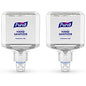 PURELL(R) Advanced Hand Sanitizer Foam Refill 1.27 quart - Kill Germs - Hand - Clear - Fragrance-free, Dye-free, Hygienic, Unscented, Refillable - 2 / Carton (505102)