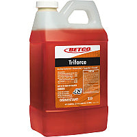 Betco Triforce Titan Disinfectant - FASTDRAW 43 Concentrate - 67.6 fl oz (2.1 quart) - Fresh Scent - Disinfectant - Orange - 1 Each (3334700)