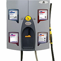 Diversey J-Fill QuattroSelect Dispensing System, 24-1/4"H x 18-1/2"W x 7-1/2"D, Gray (D3764735)