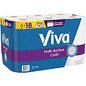Viva(R) Multi-Surface Kitchen Cloth Paper Towels, 1-Ply, 165 Sheets, 6 Rolls 1 Ply - 165 Sheets/Roll - White - 6 / Pack (53663)