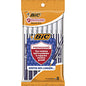 BIC PrevaGuard Round Stic Ballpoint Pen Round Pen Point - Blue Ink - 8 / Pack (GSAMP81BE)