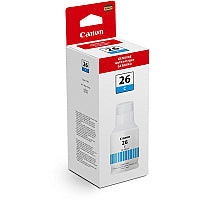 Canon GI-26 Pigment Color Ink Bottle Inkjet - Cyan - 14000 Pages - 132 mL - 1 Each (GI26C)