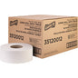 Genuine Joe(R) Standard Toilet Paper, 1-Ply, 1,200-ft., 12 Rolls 1 Ply - 3.63" Width x 1200 ft Length - 8.88" Roll Diameter - White - Fiber - 12 / Carton (GJO35120012)