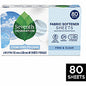 Seventh Generation Free & Clear Fabric Softener Sheets 9" Length x 6.40" Width - Bio-based, Hypoallergenic, Fragrance-free, Unscented, Dye-free, Gluten-free, Phosphate-free - White - 80 / Box (44930)