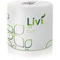 Livi(R) VPG Toilet Paper, 2-Ply, 400 Sheets, 96 Rolls 2 Ply - 400 Sheets/Roll - Leaf Emboss Pattern - White - Fiber - 96 Rolls Per CartonCarton - 96 / Carton (21722)