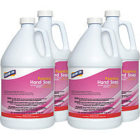 Genuine Joe Ultra Mild Foaming Skin Cleanser Fresh Scent - 1 gal - Hand, Skin - Moisturizing - Pink - Anti-irritant, Non-drying - 4 / Carton (GJO18418CT)