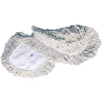 Genuine Joe Dust Mop Head Refill 60" Width x 5" Depth - Yarn, Cotton, Synthetic - White - 1 Each (GJO18387)