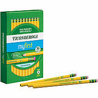 Ticonderoga My First Wood Pencil #2 - Yellow Cedar Barrel - 36 / Pack (X33336)