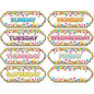 Ashley Magnetic Confetti Days Timesavers 8 - Die-cut, Write on/Wipe off - 1 Each - Multicolor (19006)