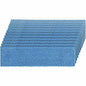 Rubbermaid Commercial Adaptable Flat Mop Microfiber Pad 19.5" Length x 5.5" Depth - MicroFiber - Blue - 12 / Carton (2132427CT)