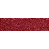 Rubbermaid Commercial Adaptable Flat Mop Microfiber Pad 19.5" Length x 5.5" Depth - MicroFiber - Red - 1 Each (2132423)