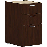 HON Mod HLPLPSBBF Pedestal 28" Height x 15" Width x 20" Depth - 3 x Box, File Drawer(s) - Finish: Traditional Mahogany, Laminate (PLPSBBFLT1)