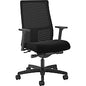 HON Ignition Chair Black Seat Color - Fabric Seat Material - Black Back Color - Mesh Back Material - Black Frame Color - Mid Back - 5-star Base - Black - 1 Each (IW103CU10)
